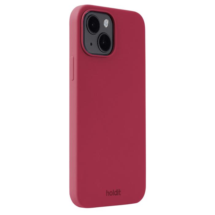 Bild 2, holdit holdit iPhone 14/13 Mobilskal Silikon Red Velvet