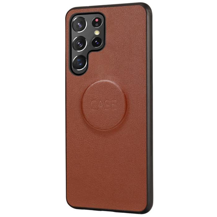 Bild 6,  Samsung Galaxy S23 Ultra 2in1 Magnet Fodral Brun