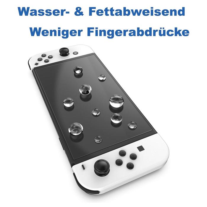 Bild 3,  Nintendo Switch 2-PACK Skärmskydd Heltäckande Härdat Glas