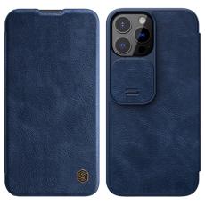 NILLKIN iPhone 13 Pro Max - NILLKIN Qin CamShield L&auml;der Fodral - Bl&aring;