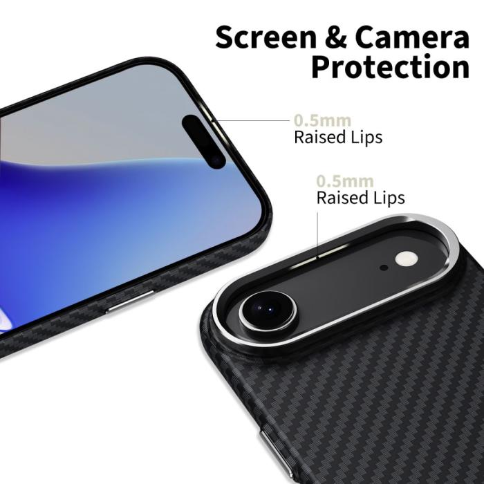 Bild 3, Tech-Protect Tech-Protect iPhone Air Skal MagSafe ION Carbon Svart