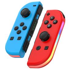 DOBE DOBE Nintendo Switch Joy-Con Kontroll RGB R&ouml;d / Bl&aring;