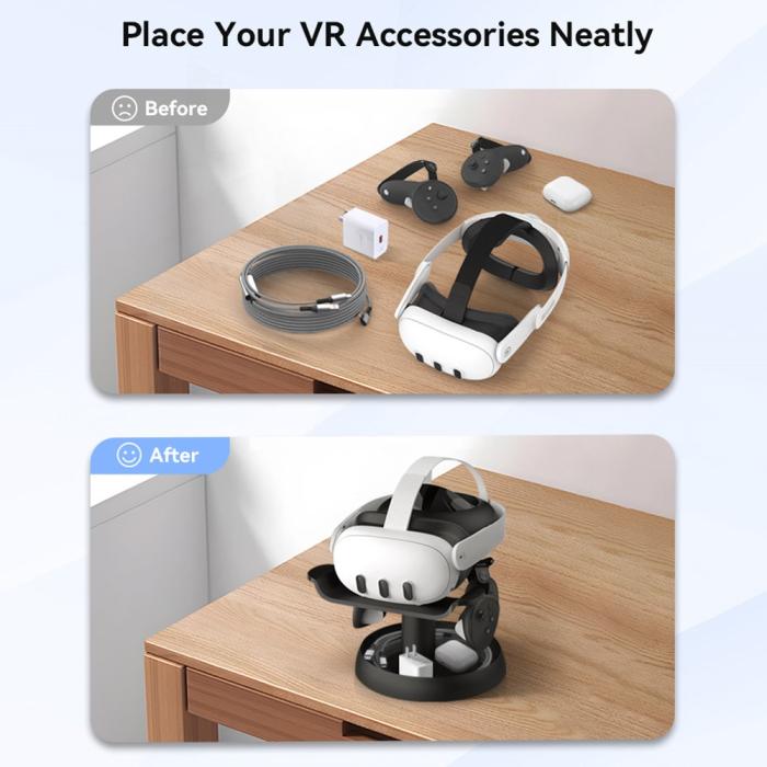 Bild 5, AMVR AMVR Apple Vision Pro / VR Headset Ställ Svart