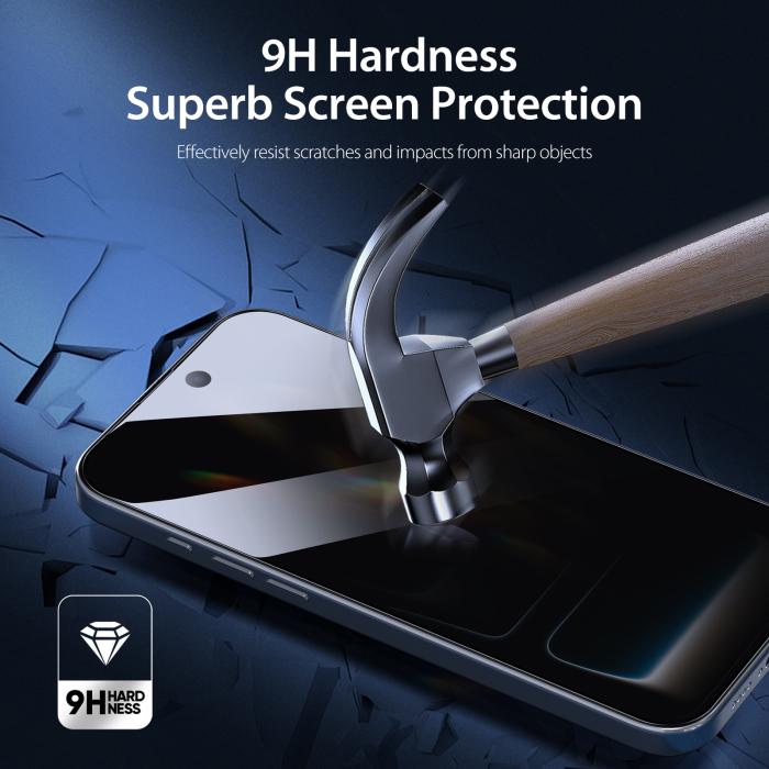 Bild 3, DUX DUCIS DUX DUCIS iPhone 18 Pro Skärmskydd Heltäckande Privacy