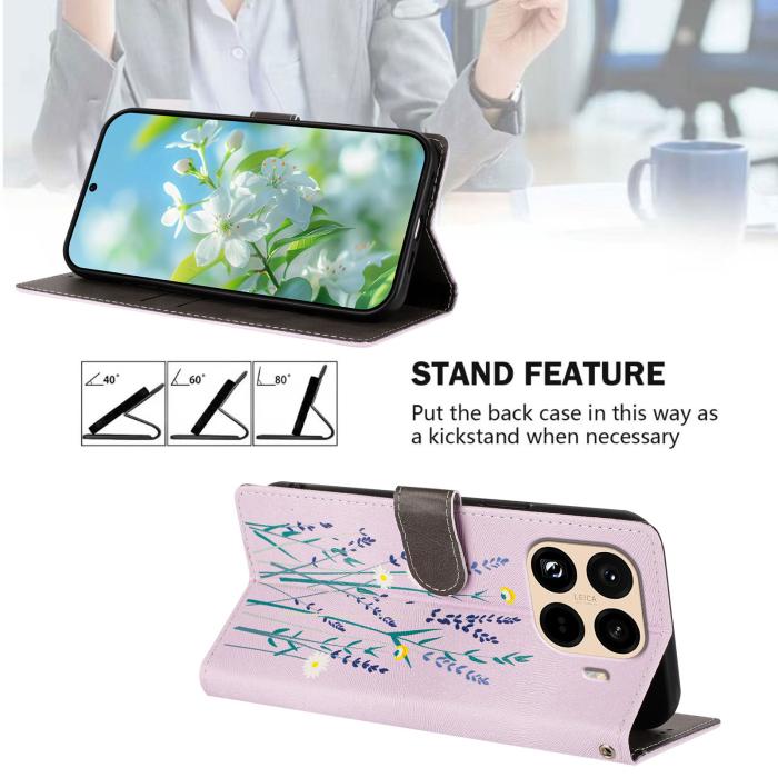 Bild 2,  Xiaomi 15T Pro Fodral Med Tryck Lavendel Lila