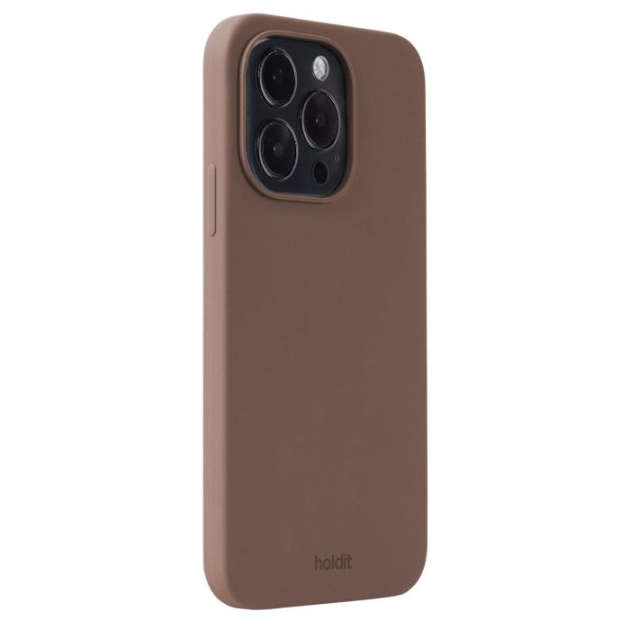Bild 2, holdit holdit iPhone 14 Pro Mobilskal Silikon Dark Brown