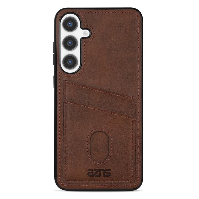 Bild 3, AZNS AZNS Samsung Galaxy A37 5G Skal Med Kortfack Läder Brun