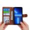  iPhone 15 Fodral Crazy Horse Brun