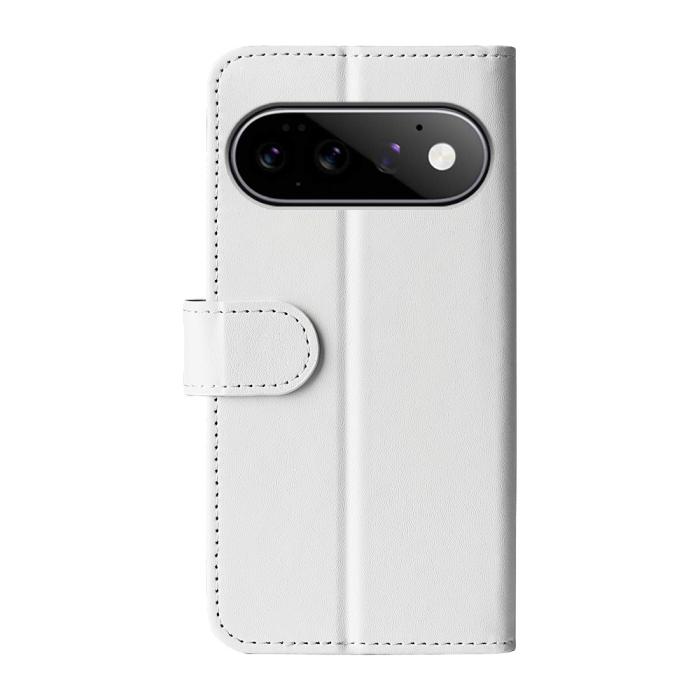 Bild 6,  Google Pixel 11/10 Fodral Crazy Horse Läder Vit