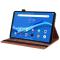 Lenovo Tab M10 Plus Gen 3 Fodral Frontficka Och Pennhållare Brun