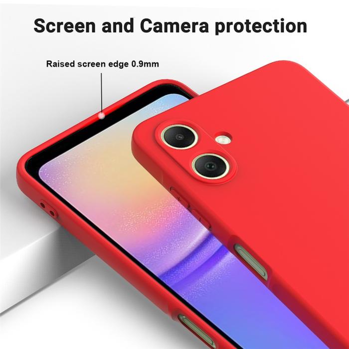 Bild 4,  Samsung Galaxy A07 Skal Liquid Silikon Röd