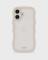 holdit holdit iPhone 16 Plus Skal Wavy Light Beige/Transparent