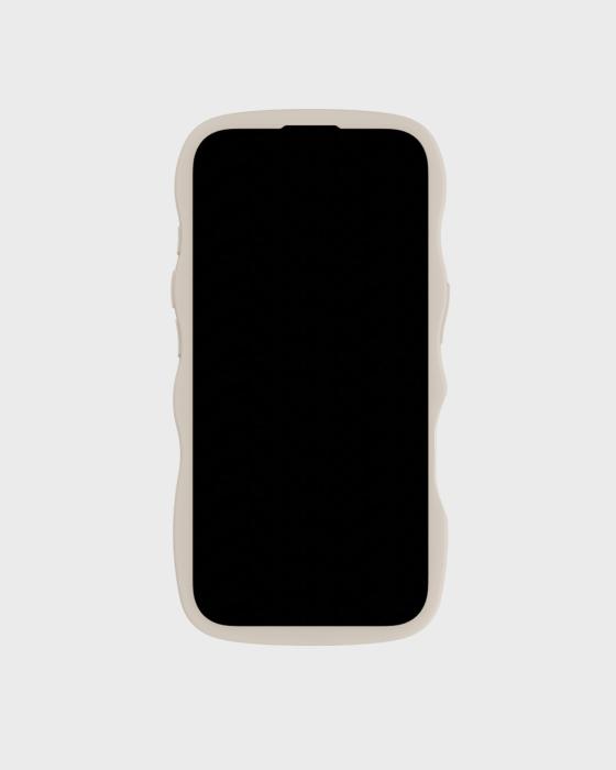 Bild 4, holdit holdit iPhone 16 Skal Wavy Light Beige/Transparent