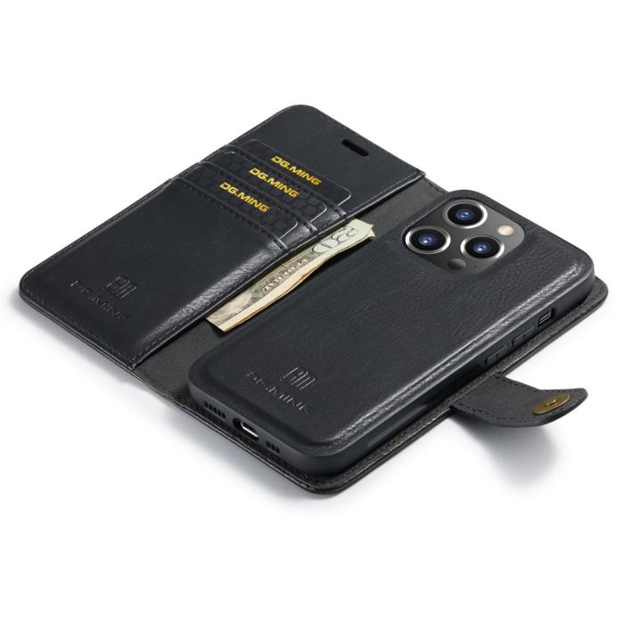 Bild 4, DG.MING DG.MING iPhone 16 Pro Fodral 2in1 Magnet Svart