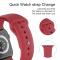 ColorPop Apple Watch 38/40/41/42 mm Silikon Armband (S/M) Crimson