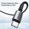 MCDODO Mcdodo 1.5m 60W PD USB-C - USB-C Snabbladdningskabel Svart