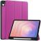  Samsung Galaxy Tab S11 Fodral Tri-Fold Läder Lila