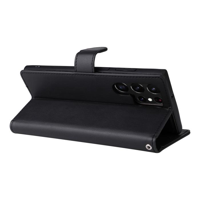 Bild 5,  Samsung Galaxy S22 Ultra Fodral 2in1 Magnet Svart