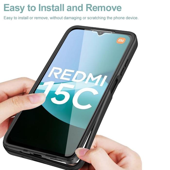 Bild 4,  Xiaomi Redmi 15C Skal 360 Hybrid Defense Svart