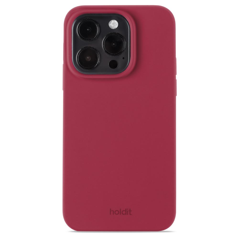 holdit holdit iPhone 14 Pro Mobilskal Silikon Red Velvet