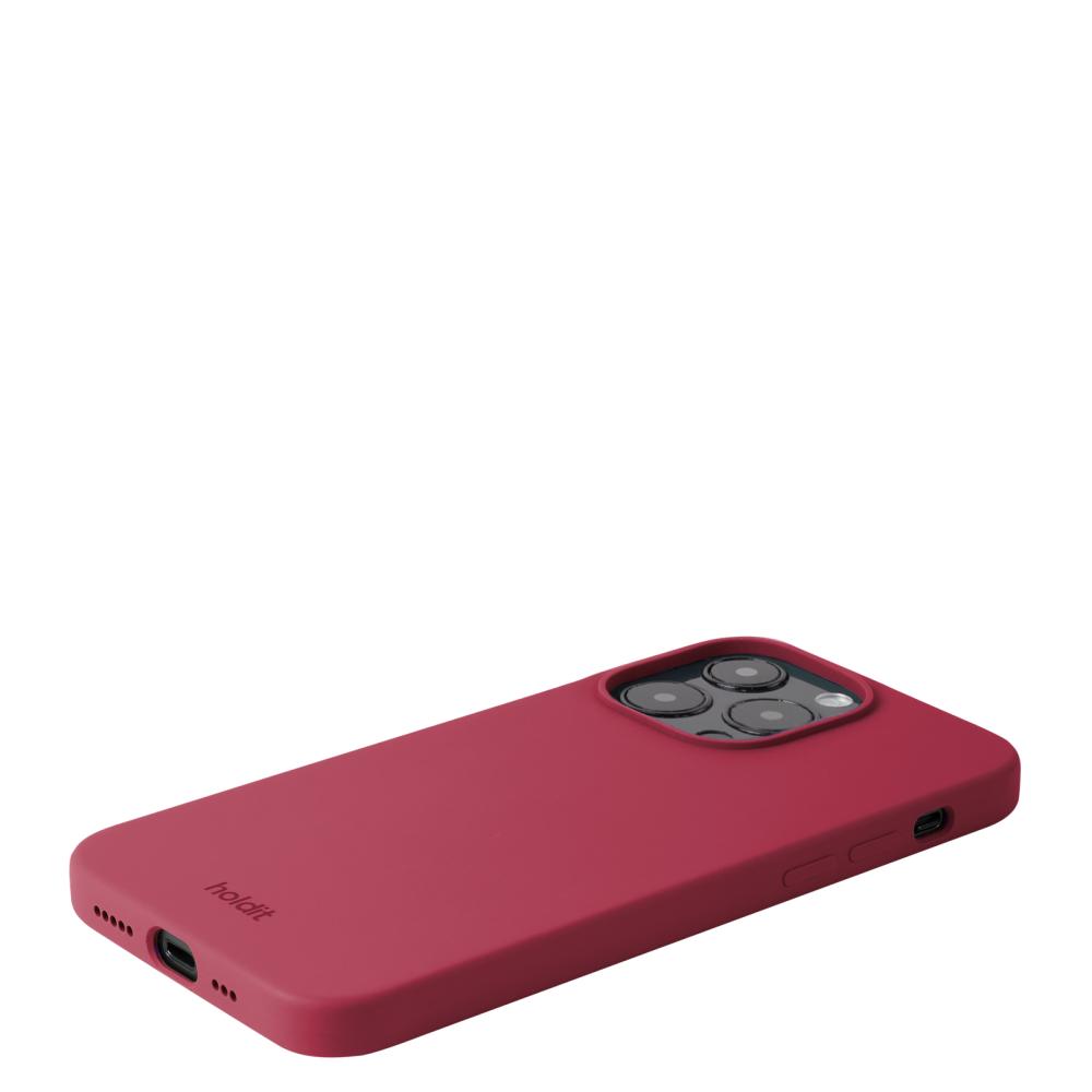 holdit holdit iPhone 14 Pro Mobilskal Silikon Red Velvet