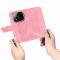  Xiaomi Redmi Note 14 Pro 5G Fodral Läder Fjäril Tryck Rosa