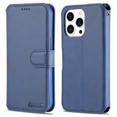 AZNS iPhone 13 Pro Max - AZNS Slim L&auml;der Fodral - Bl&aring;
