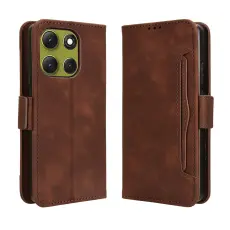  Motorola Moto G86 Power 5G Fodral Med Avtagbart Kortfack Brun