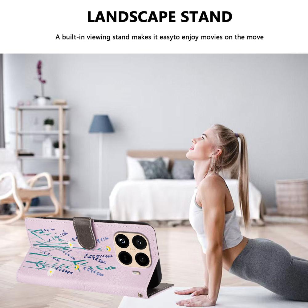  Xiaomi 15T Pro Fodral Med Tryck Lavendel Lila