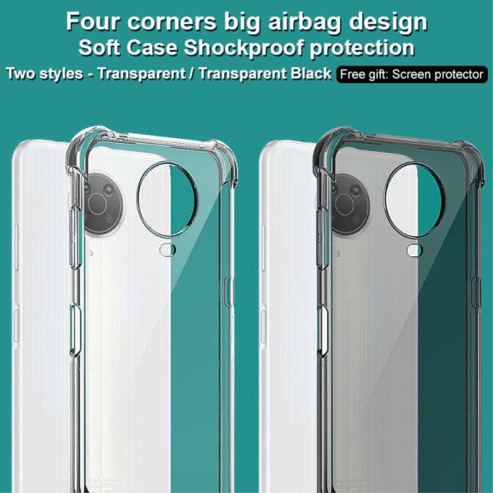 Bild 4, IMAK IMAK Nokia G10 / G20 Skal Shockproof TPU + Skärmskydd Transparent