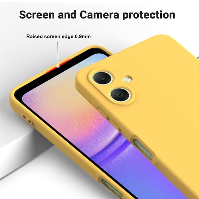 Bild 4,  Samsung Galaxy A07 Skal Liquid Silikon Gul