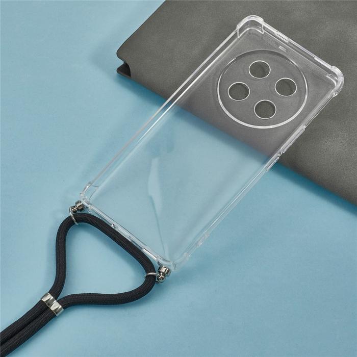Bild 4,  Honor Magic7 Lite Skal TPU Med Mobilsnöre Transparent