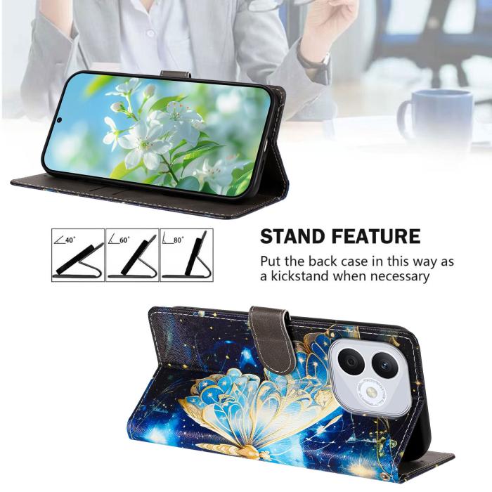 Bild 2,  Honor 400 Lite Fodral Med Tryck Stor Fjäril