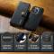 DG.MING DG.MING iPhone 16 Pro Fodral 2in1 Magnet Svart