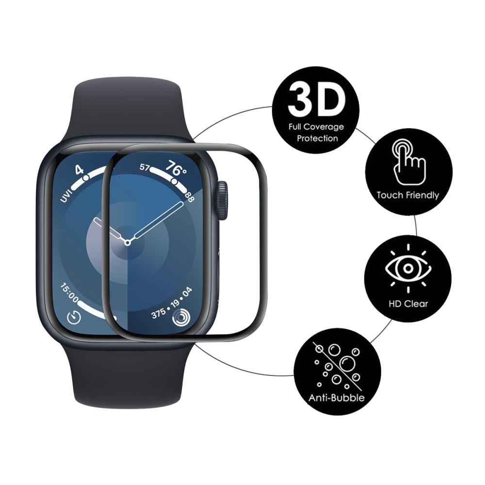 ENKAY ENKAY Apple Watch 10 46 mm Skärmskydd 2-PACK Heltäckande