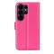  Samsung Galaxy S26 Ultra Fodral Litchi Läder Rosa