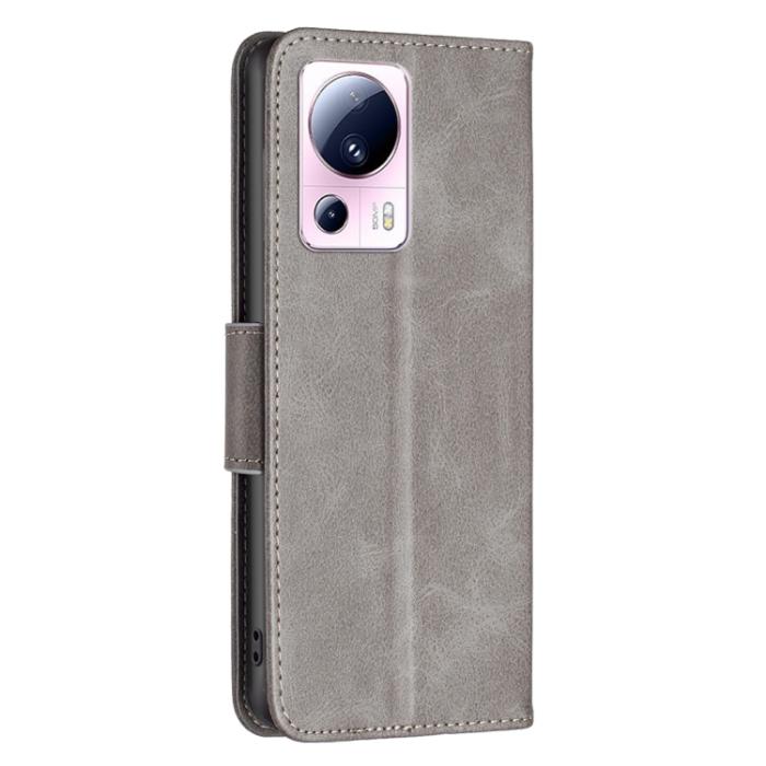 Bild 3,  Xiaomi 13 Lite 5G Fodral Solid Shark Läder Grå