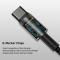 BASEUS Baseus 1m 100W USB-C - USB-C Kabel Tungsten Gold Series Svart