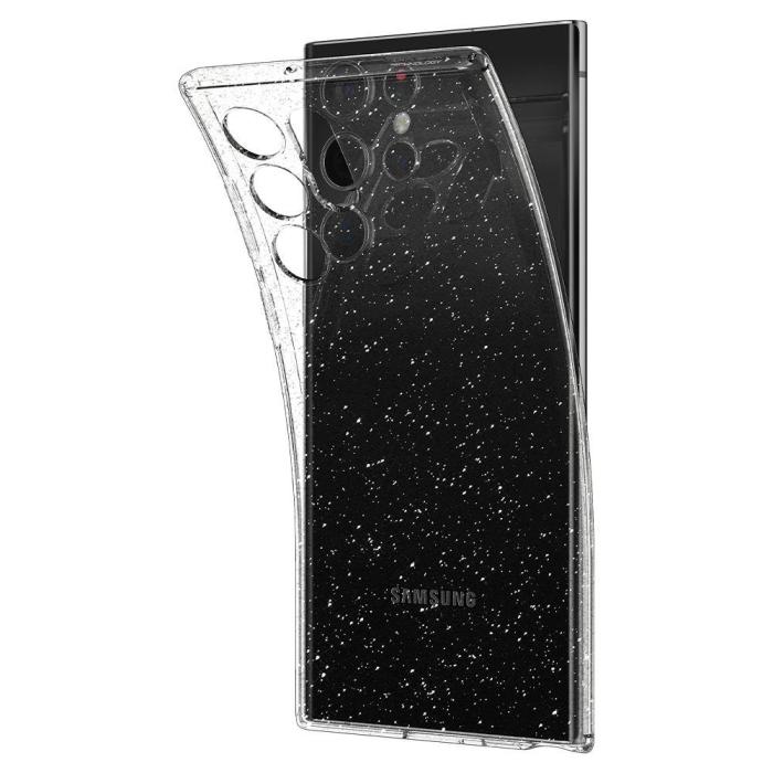 Bild 4, Spigen Spigen Samsung Galaxy S22 Ultra Skal Glitter Liquid Crystal