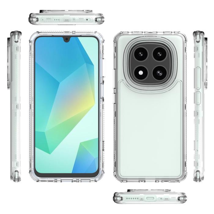 Bild 6,  Xiaomi Redmi Note 14 Pro/Pro Plus 5G Skal Shockproof Transparent