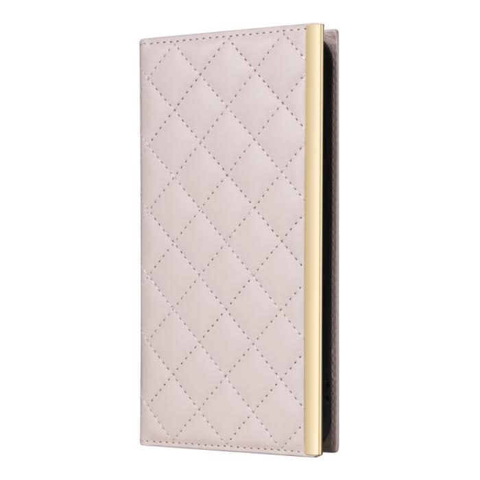 Bild 6,  Samsung Galaxy S25 Plus Fodral Rhombus Läder Beige