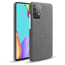 KSQ Samsung Galaxy A52 / A52s - KSQ Tygbelagt Textur Skal - Gr&aring;