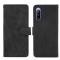  Sony Xperia 10 III - Skin Touch Läder Fodral - Svart