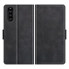  Sony Xperia 10 III - Fodral Med Magnetisk St&auml;ngning - Svart