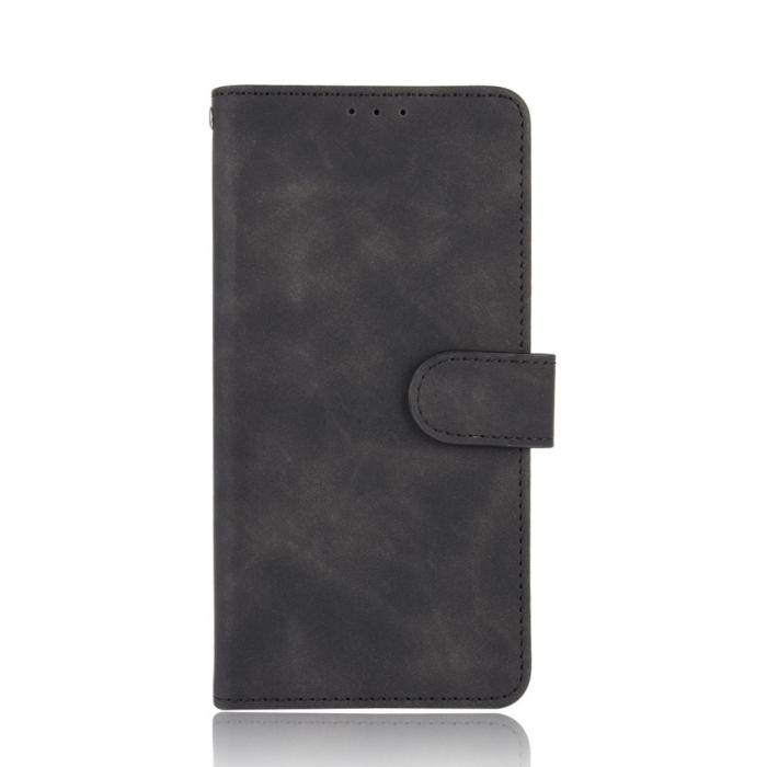 Bild 2,  Sony Xperia 10 III - Skin Touch Läder Fodral - Svart