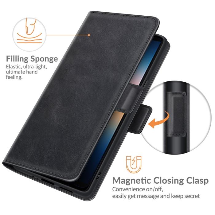 Bild 5,  Sony Xperia 10 III - Fodral Med Magnetisk Stängning - Svart