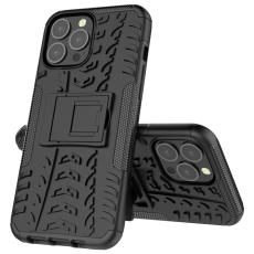  iPhone 13 Pro Max - Ultimata St&ouml;tt&aring;liga Skalet med St&ouml;d - Svart