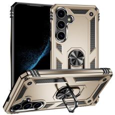  Samsung Galaxy S24 Skal Hybrid Armor Ring Guld