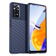  Xiaomi Redmi Note 11 Pro 5G Skal Twill Textur Bl&aring;
