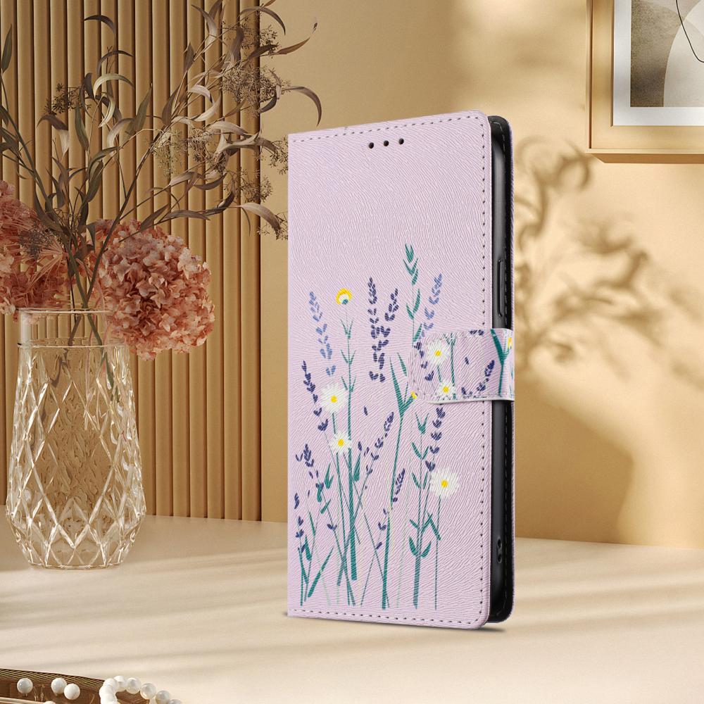  Xiaomi 15T Pro Fodral Med Tryck Lavendel Lila